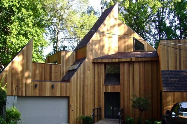 Cedar T&G Planks of Varying Tones Blended For Balance